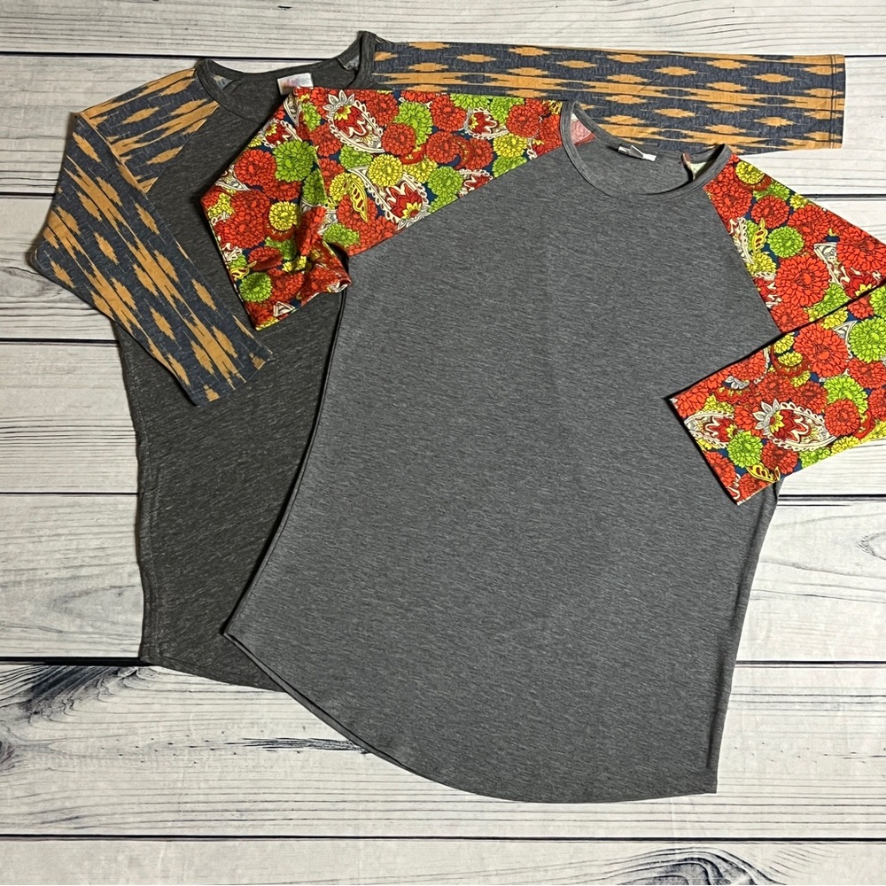LuLaRoe Bundle Randy Baseball Tees M